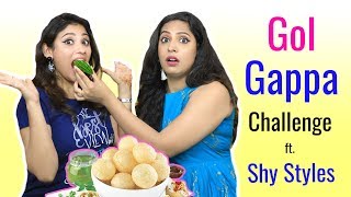 Desi GOLGAPPA Challenge ft. Shy Styles | #Fun #Sketch #ShrutiArjunAnand