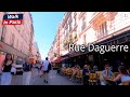 Rue Daguerre (4K) | Paris Walking Tour 2025