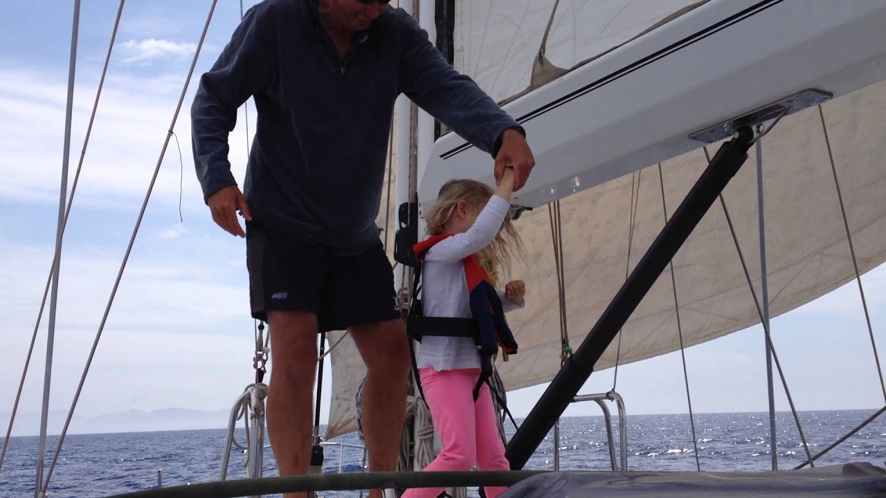 Hubby and Sienna dancing to ‘Happy’ on the aft deck