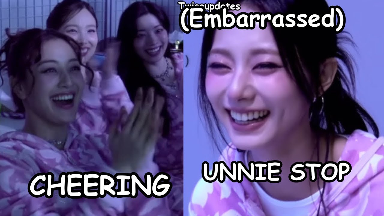 twice tzuyu getting embarrassed when unnies making her a baby *savage maknae no more*