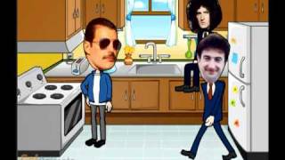 Queen Cartoons-Episode 2 Cooking Class With Freddie