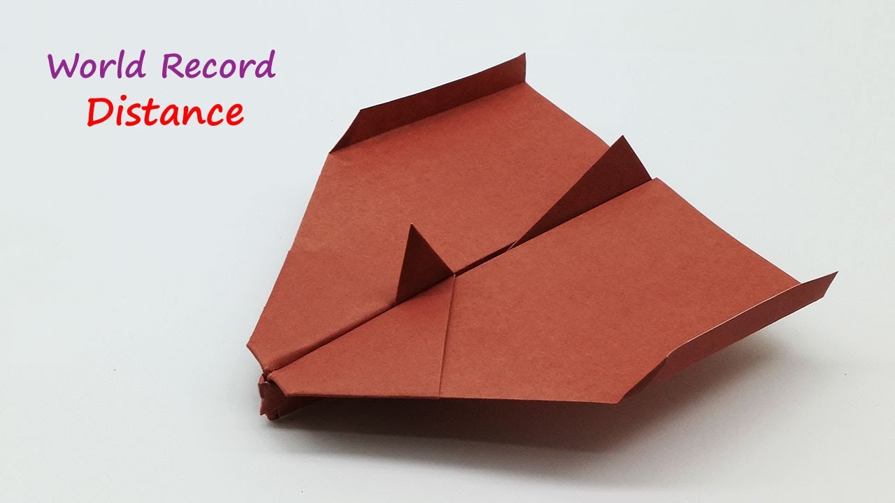 How To Make a Sky King paper Airplane That Fly Daily Origami