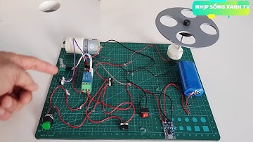 hướng dẫn chi tiết mạch rót rượu tự động quay