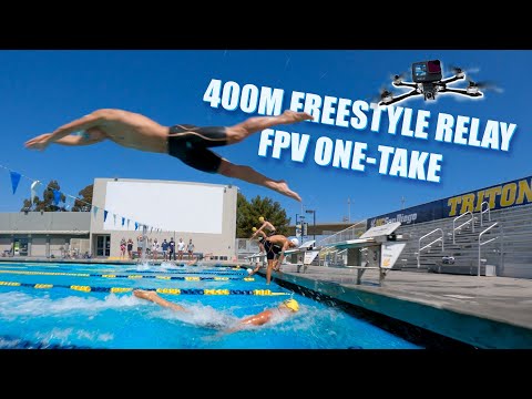 Waterproof FPV Drone - EPIC Freestyle Swimming Relay FPV One Take