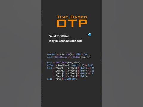 How to generate Time-Based OTP Code in Javascript, Python and Java ...