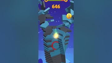 stack ball 3d gameplay! level #4 #stack 3d ball gameplay