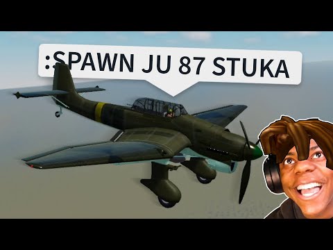 ROBLOX War Tycoon Funny Moments (JU 87 STUKA)