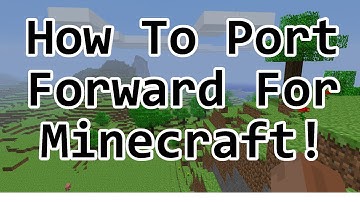 How To Port Forward For Minecraft Server 1.4!