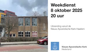 Weekdienst 8 oktober 2025 uit Haarlem | Nieuw-Apostolische Kerk