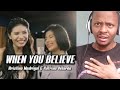 KRISTINA MADRIGAL ft. KATRINA VELARDE &quot;When You Believe&quot; - REACTION