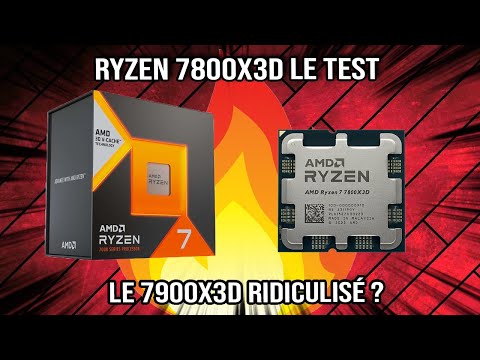 Processeur Amd Processeur Ryzen 7-7800X3D 4.2 GHz AM5 8 Cœurs 104M Cache