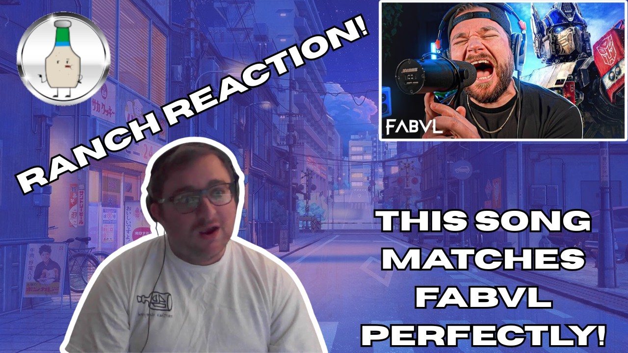 FabvL New Divide (Linkin Park Cover) Ranch Reaction | Made this Cover Something Special!