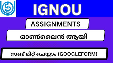 IGNOU ASSIGNMENT SUBMISSION : GOOGLEFORM