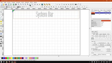 TruCUT RDWorks the System Bar Overview (Part 3) Graphical User Interface Mini-Series