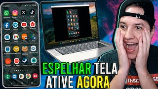 Como ESPELHAR a TELA do CELULAR no Windows - RECURSO NATIVO