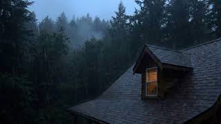 Heavy Rain & Thunder in Forest Leaves - 99% Fall Asleep Fast With Nature Rain Sounds | Cure Insomnia