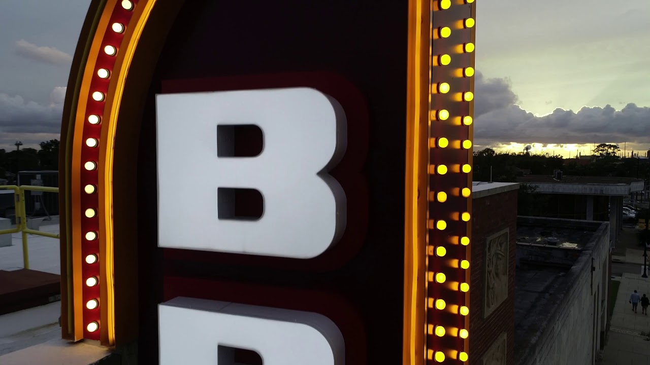 The re opening of the Brunson theater in Baytown Texas 2019 YouTube