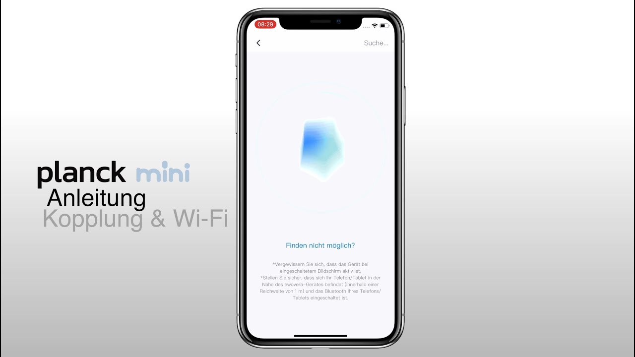 evowera planck mini Anleitung - Kopplung & Wi-Fi