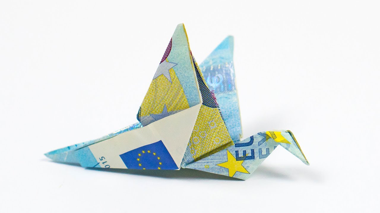 Origami Taube Geldschein Tutorial Origami Handmade