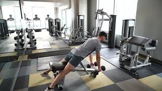 Incline Bench Dumbbell Serratus Scapula Retraction