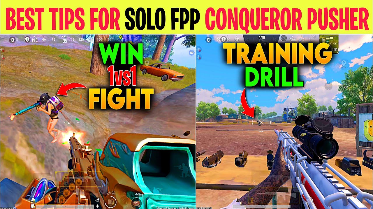 SOLO FPP : 🇮🇳 DAY - 3 😍 Best Tips For Solo Fpp Conqueror Pusher In BGMI ...