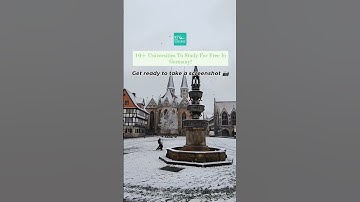 Discover 10+ Top universities in Germany offering FREE education!  #studyabroad