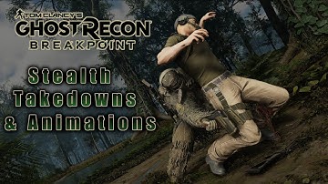 Ghost Recon Breakpoint - Stealth Ghillie Gameplay | Takedowns, Animations, Brutal Kills | (2k/60fps)