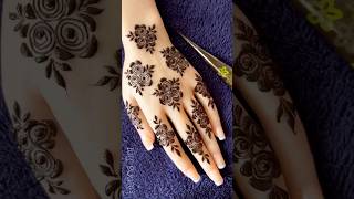 Beautiful easy mhndi dision flowers #shorts #mhndidesign #popular #trending