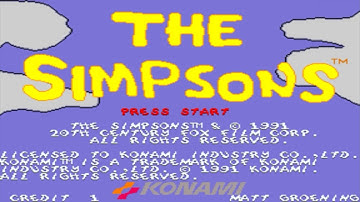 The Simpsons (Arcade)【Longplay】