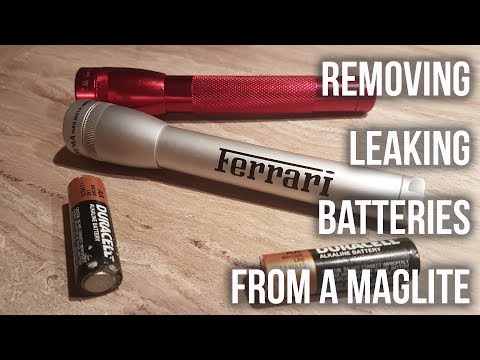 Video: Hvilken vej går batterier i en Maglite?