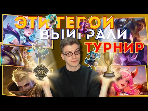 M6 TOURNAMENT META FROM A TO Z BY NAGIB | TIER LIST | MOBILE LEGENDS