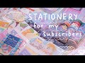 Packing Japanese Stationery Gifts For My Subscribers (10 GIVEAWAY WINNERS!) | Pack With Me 🌈