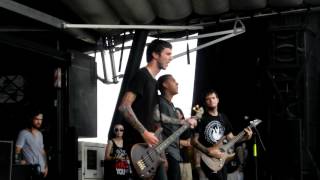 For Today- Under God feat Brook Reeves @ AT&amp;T Center in San Antonio, TX for Warped Tour 06/30/12