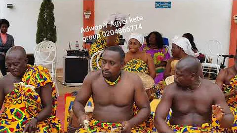 Watch Adwoa Yeboah Agyei Adowa/kete group perform beautifully at a Ghanaian traditional marriage ce