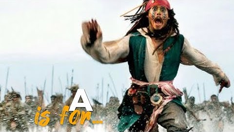 The alphabet with Captain Jack Sparrow - Pirates of the Caribbean