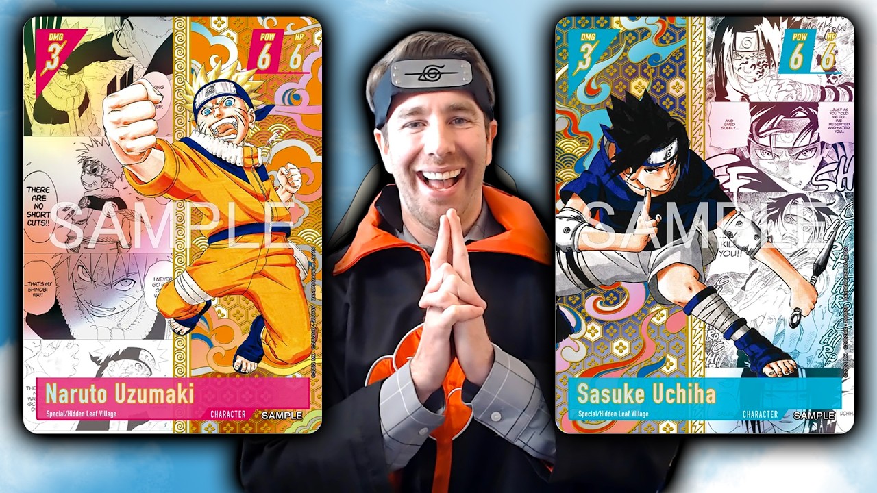 Naruto TCG First Cards Preview!!! - YouTube