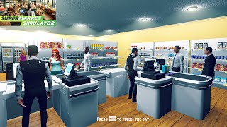 SUPERMARKET KU JADI BESAR DAN JUALAN DAGING! Supermarket Simulator GAMEPLAY #2