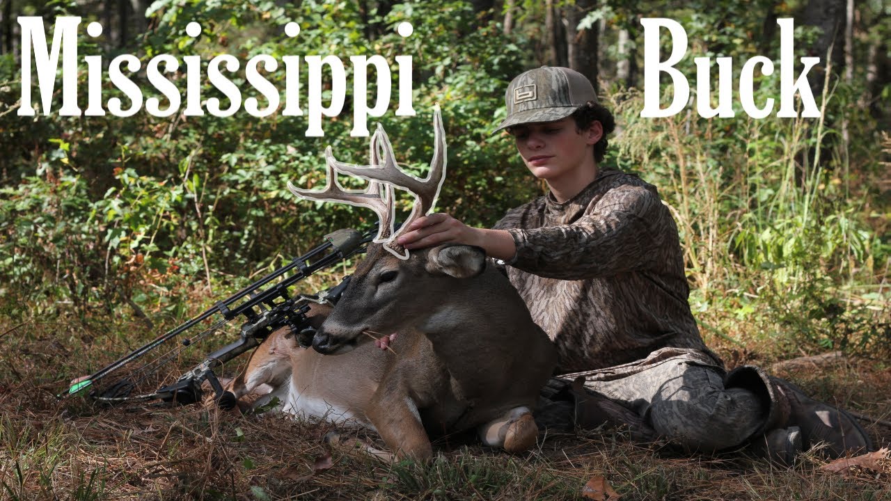 SELF FILMED ARCHERY BUCK!! Mississippi Bow Hunting YouTube
