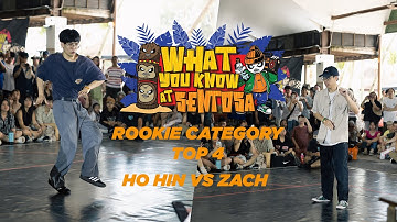 Zach vs Ho Hin | Rookie Category Top 4 | What You Know Vol. 6