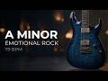 A Minor Emotional Rock Guitar Backing Track | 79 BPM