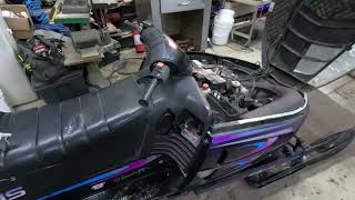 How to fix a broken speedometer on a older snowmobile.