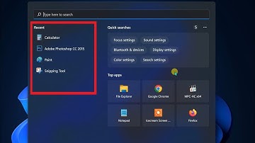 How To Disable Windows 11 Search History || Remove Recent Activities