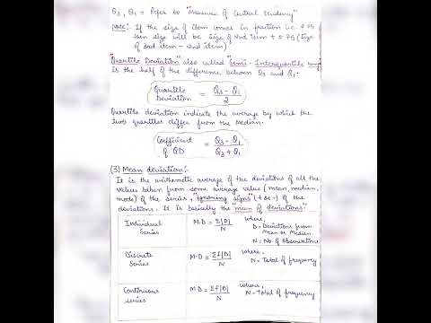 Class-11 Statistics Topic-