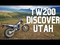 TW200: Exploring the Untamed Beauty of Utah&#39;s High Desert