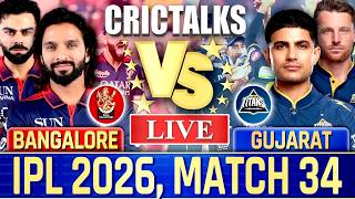 🔴 Live: RCB vs GT, Live Commentary | IPL 2026 | Cricket Live Match Score , 1st Innings