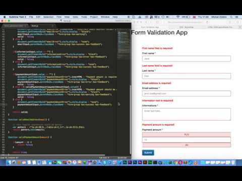 Form Validation -