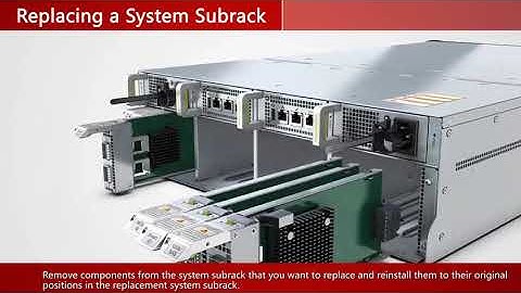 Huawei OceanStor Dorado6000 V3 Series Replacing a System Subrack