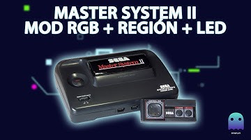 MASTER SYSTEM 2 - Mod RGB + Región + LED Encendido