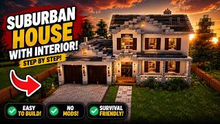 Minecraft: How to Build a SUBURBAN HOUSE (With Interior) | Part 1
Learn how to build a beautiful Suburban Luxury House in Minecraft with this easy, step-by-step building tutorial! This sleek architectural design features clean white quartz lines, large panoramic glass windows, and a multi-level layout—making it the perfect base for your survival world or creative modern city.
This video is Part 1 of the full guide, where we focus entirely on the layout, foundation, and lower wall construction.
👉 WATCH PART 2 HERE:
https://youtu.be/zIUnrsLs0vk
If this Minecraft house tutorial helps you, make sure to leave a like and subscribe for Part 2!
📋 IMPORTANT INFOS & SPECS:
• Plot Size: 41x44
• Difficulty Level: HARD
• Features: 2 Car Garage, Living Room, Kitchen, 3 Bedrooms, 1 Bathroom
• Note: This build is NOT survival friendly!
👋 JOIN OUR COMMUNITY:
Join the Discord!
https://discord.gg/XRB3NF3PNc
Support the Channel: https://www.youtube.com/channel/UCJ-SkyoLW0Frgx502oCfLzw/join
🎬 MORE TUTORIALS:
• All Mansion Tutorials: https://www.youtube.com/playlist?list=PLy4cS6Vc-UrAp-gbuaTTplXsmhMzhH9gI
#Minecraft #MinecraftTutorial #MinecraftHouse #ModernHouse #HowToBuild #ModernMinecraft #luxuryhouse
Tags:
minecraft suburban house tutorial,how to build a suburban house in minecraft,minecraft suburban house with interior,minecraft suburban house part 1,suburban house minecraft,minecraft house tutorial,how to build a house in minecraft,easy minecraft suburban house,minecraft realistic house tutorial,minecraft house with garage,new freedom mc,newfreedommc,minecraft american house tutorial,minecraft building tutorial Minecraft: How to Build a SUBURBAN HOUSE (With Interior) | Part 1