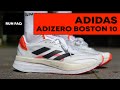 ADIDAS ADIZERO BOSTON 10 REVIEW. Good for Trainings, good for Speed.